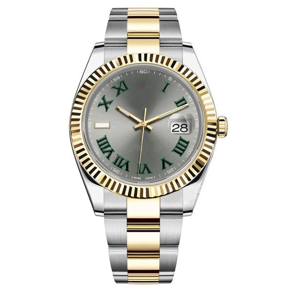 

watch for men designer women quartz luxury watch sapphire 28mm 36mm 41mm date just mechanical stainless steel luminous montre wristwatches w, Slivery;brown
