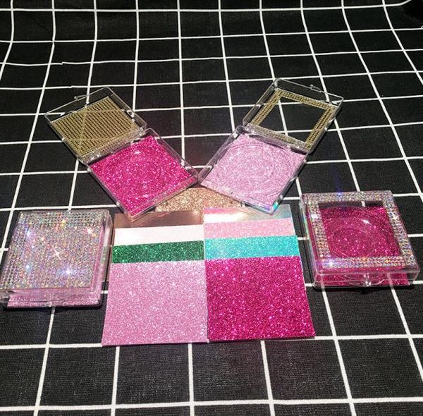

glitter diamond 3d false eyelashes cases mink lashes boxes packaging empty lash case bling glitter eyelash box without eyelashes5954101