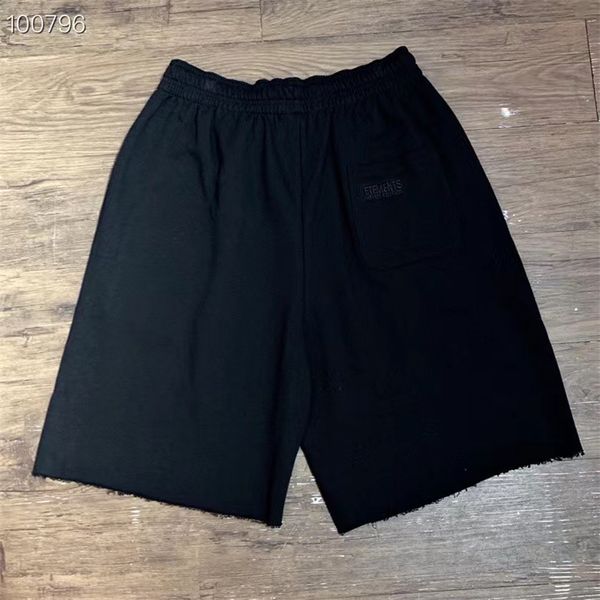 

black brown shorts men women 1 drawstring embroidery breeches