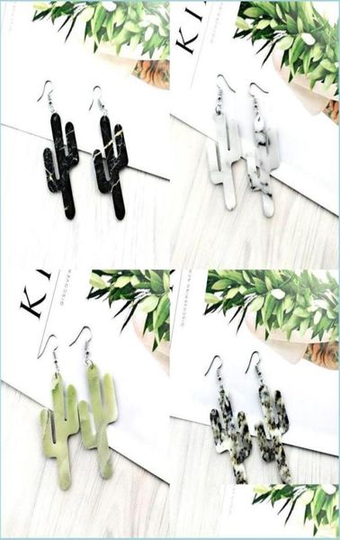 

dangle chandelier lady cactus shaped leather earrings jewellery two sided reunite pu women dangle fashion eardrop 3 71tp j2 drop d1866058, Silver