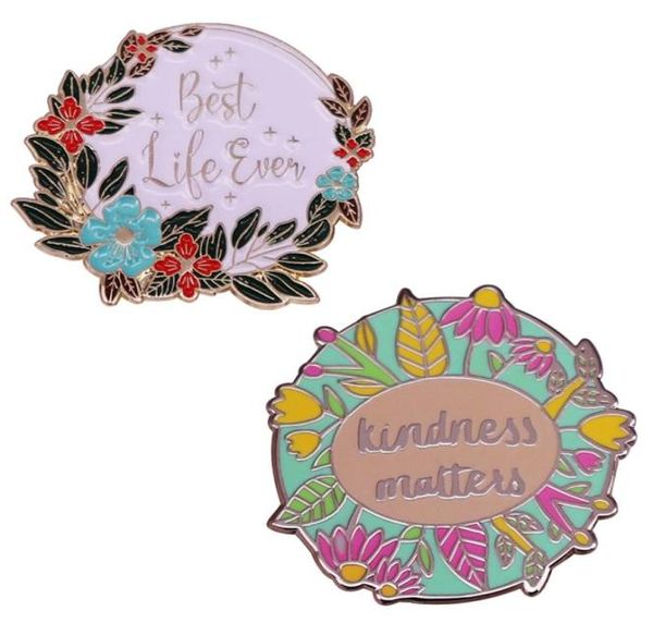 

classic quotes men women039s brooches lapel pins for backpack enamel pins decorative briefcase badges jewelry accessories6747873, Blue