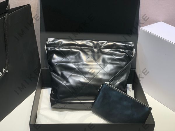 

large capacity luxury garbage bags shopping bags are stylish and very classic high-quality leather