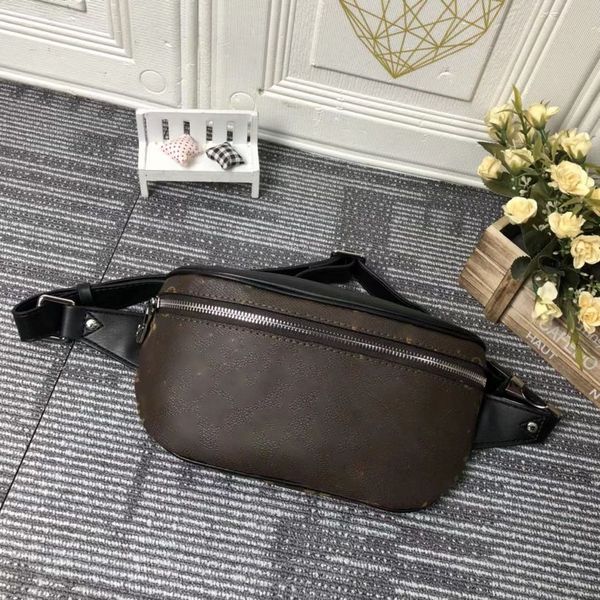 

cross body waist bags temperament bumbags fanny pack bum embossing flowers famous soft leather luxurys designers bags serial number date cod