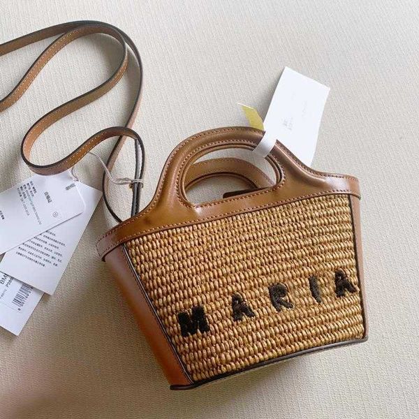 

luxuries designers bag marn weave straw fanny packs bag womens handbag shoulder tote bag purses crossbody 289f