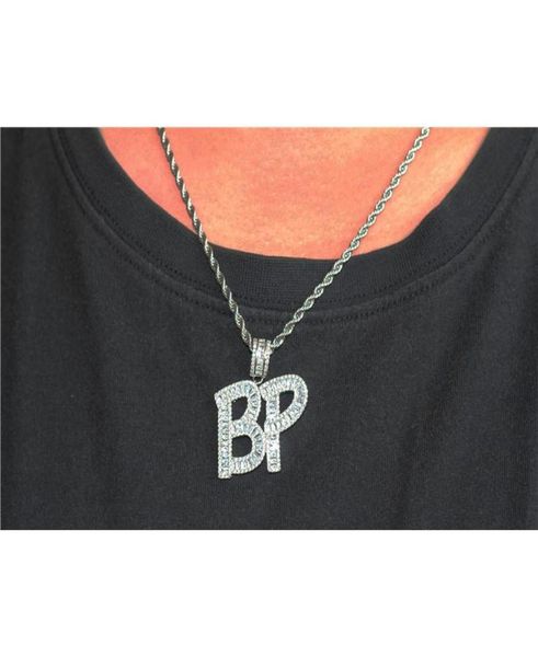 

new style custom letter name necklace pendant iced out baguette initials letters charm neckla wmtbjx queen664981983, Silver