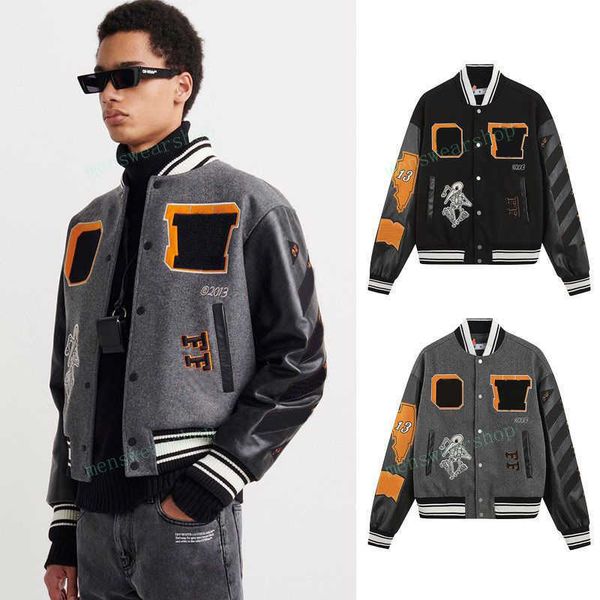 

american fashion aviator baseball jacket mens sportswear pu cotton patchwork cardigan coat brand designer white varsity jackets, Black;brown