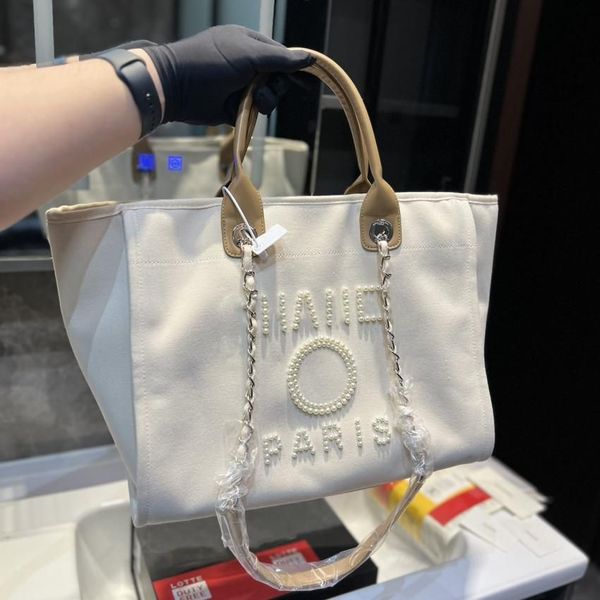 

handbags designer beach tote bag letter shoulder bags casual office bag classic woman canvas bags with button fashion retro ladies luxurious