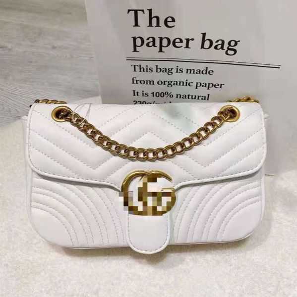 

bag 10% off designer summer new chain women's bag sheepskin love wavy one shoulder crossbody retro