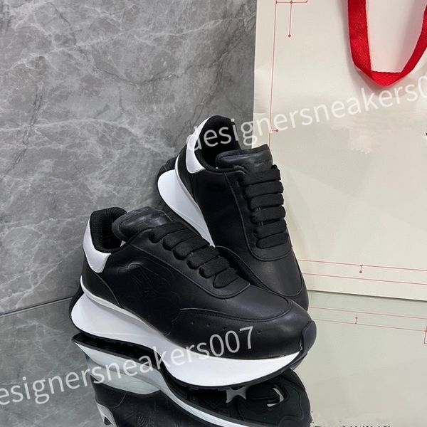 

2023 new out of office sneaker designer casual shoe men women lace-up high street leather breathable platform trainers sneakers xsd221140, Black