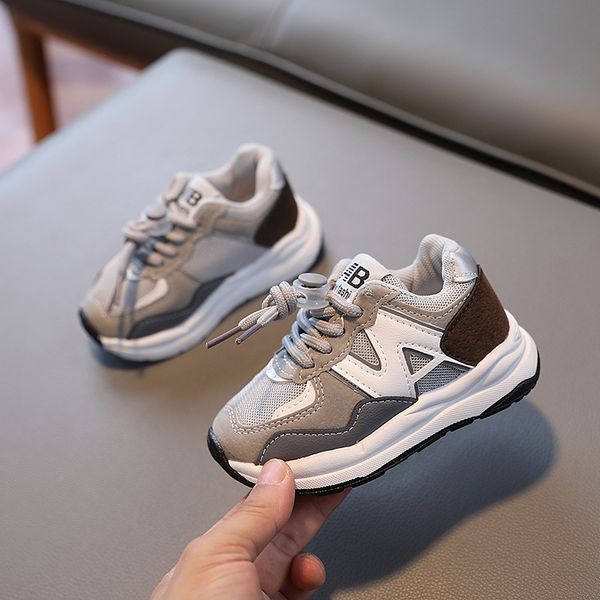 

children's shoes spring and autumn new children's sports shoes boys' tennis shoes girls' baby shoes sunglasses soft sole, Black