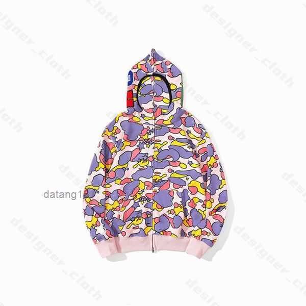 

bape mens hoodies designer hoodie shark luminous women sweatshirts letters camo hoody oversized cotton zip sweaters hoodys embroidered cardi, Black