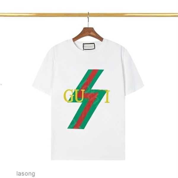 

ggity men's t-shirts designer shirt fashion letters tee cotton summer loose sleeve trend short s-xxl3eqd, White;black