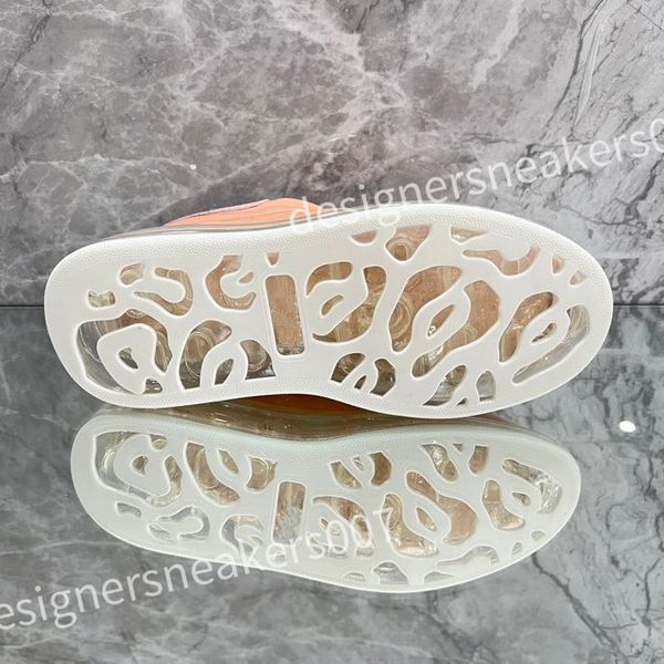 

new luxurys fashion sneakers white shoes leather thick soled elevated men's and women's shoes versatile classic casual couple boar, Black