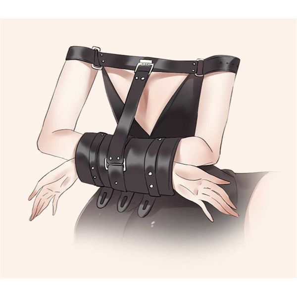 

sm leather backhand handcuffs couples bind female toy toys 50% outlet online