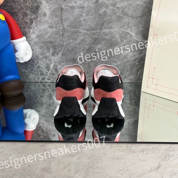 

new luxurys out of office sneaker designer casual shoes men women lace-up high street leather breathable platform trainers sneakers xsd22114, Black