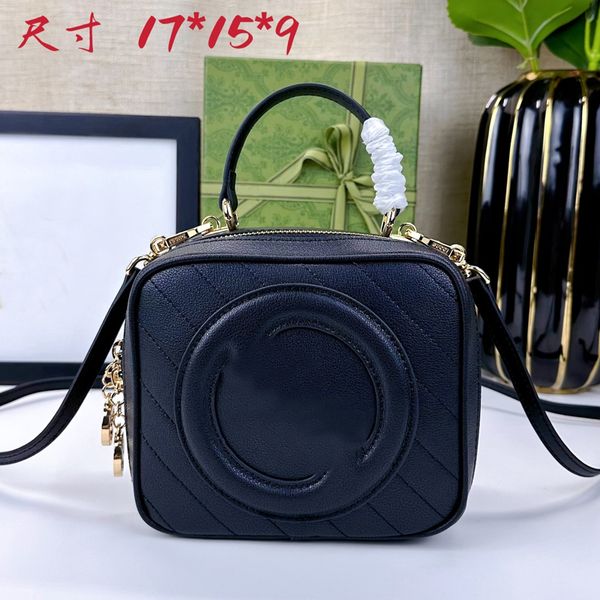 

blondie small tote bag round interlocking g leather patch genuine luxury shoulder fashion clutch designer women round handbag summer cross b