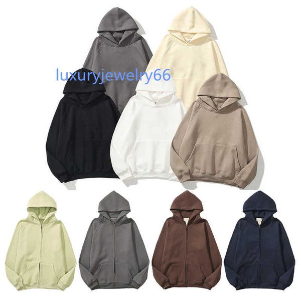

men's hoodie sweatshirt women's hoodie warm jumper hoodie fashion brand loose sweatshirt couple clothing reflective ess hoodie sud, Black