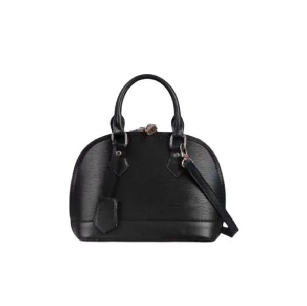 

2023 Women Designer bag Fashion Shoulder Bags with Lock tag Alma Bb 25cm Chain Messenger Bag Leather Handbags Shell Purse Cosmetic Crossbody pu Totes envelope wallet, Black