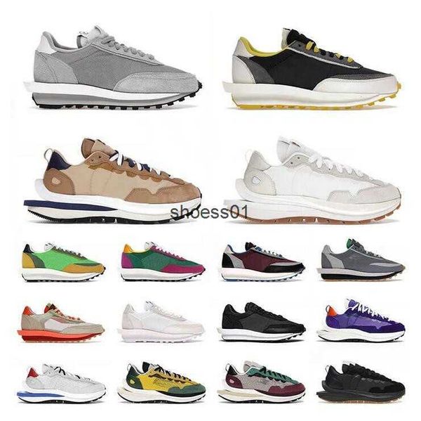 

2023 mens sacais running shoes vaporwaffle ldv waffle orange blaze nylon white black sail gum sesame game royal fragment grey blue void gree