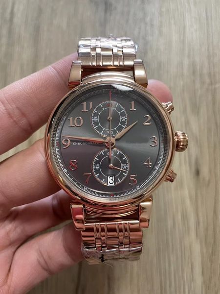 

2023 iwcs designer mens fashion casual waterproof watches men quartz stainless steel watch leather band h027, Slivery;golden