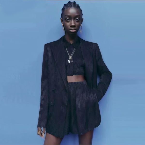 

f1017 women's two piece pants runway banquet party set for women v neck long sleeve high waist skirt patchwork sets female, White