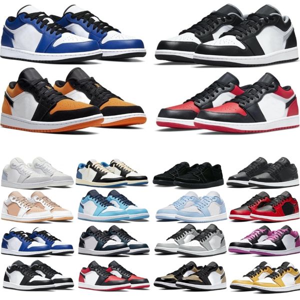 

1 1s unc chicago low cut man womens shoe university blue moon red banned bred basketball white black toe court purple gold royal mens casual