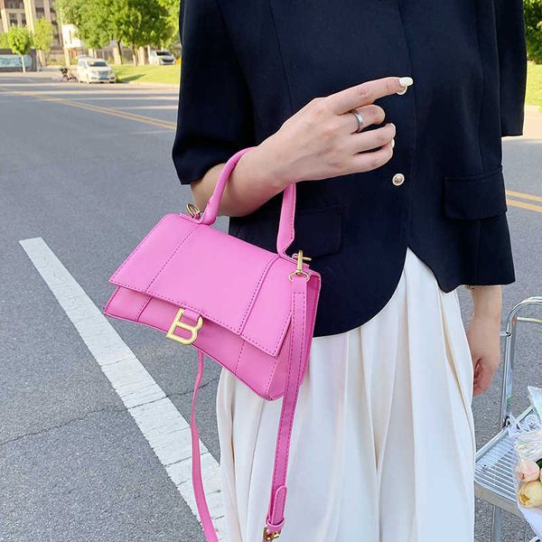 

handbag designer 2023 new women's b-line hourglass casual versatile one shoulder crossbody plain small bag