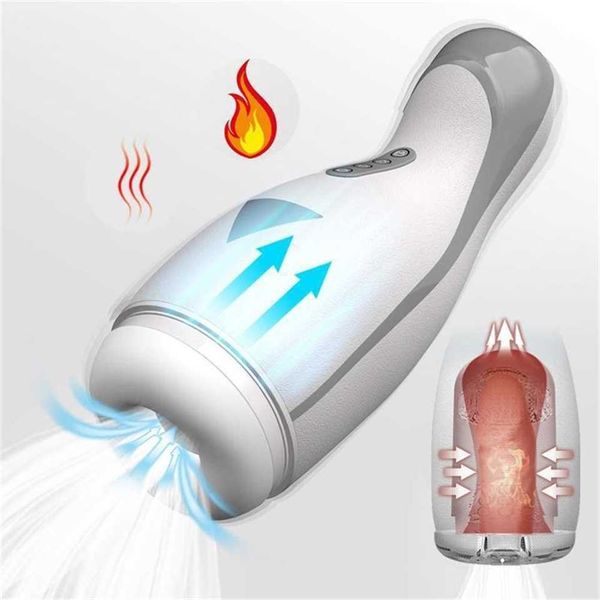 

intelligent sucking warm multi frequency massage men's oral aircraft cup masturator supplies 60% off outlet sale
