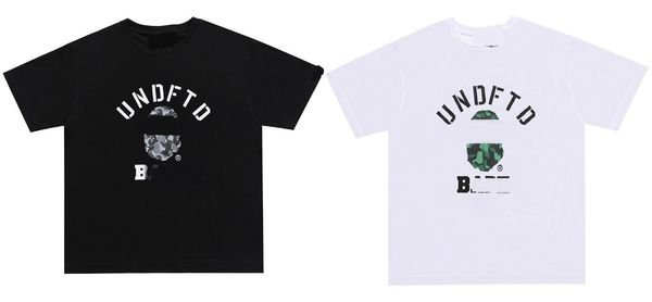 

designer mens t-shirts summer camo shark head cotton printed women men short sleeve fashion brand loose round neck lovers loose t-shirts clo, White;black