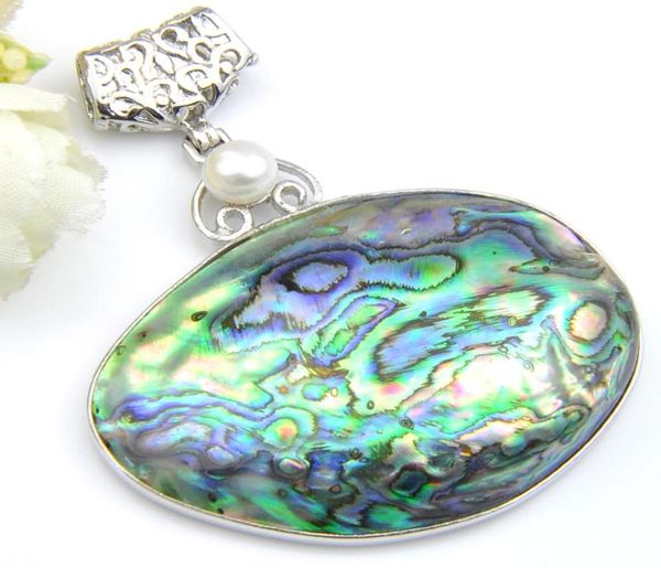 

5 pieces 1 lot family gift fire green abalone shell pearl 925 sterling silver pendants russia american australia wedding pendants2168431