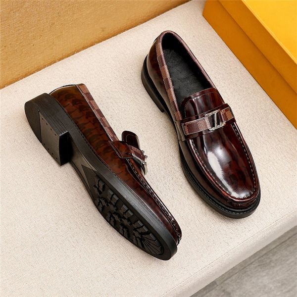 

formal shoes 2023 luis fashion men's business work wedding party tourism holiday leisure flat shoes vuttonity 02-02, Black