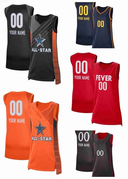 

2023 all-star women basketball indianas fever jerseys 32 emma cannon 35 vic toria vivians 34 grace berger 42 amanda zahui b. 11 maya caldwel, Black;red