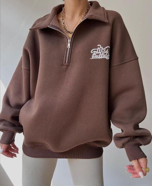 

women's sweatshirts autumn new fashion casual women's sweater letter printing long sleeve pullover women's sweaters, Black