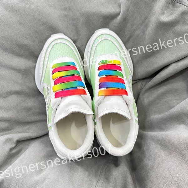 

new luxury designer women mens casual shoe fashion genuine leather mixed color woman trainers sneakers flats loafers female footwear xsd2304, Black