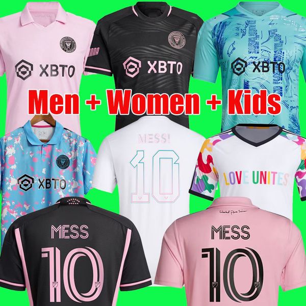 

premium quality soccer jersey for fans 3xl 4xl 2024 inter miami cf messis soccer jerseys mls 23 24 football men kids women player fans versi, White;black