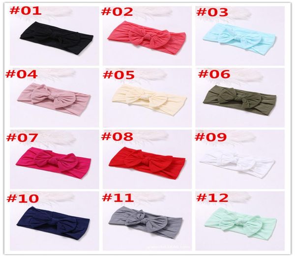 

new popular baby hair accessories super soft nylon bow for children european and american lovely princess hair band7770335, Silver