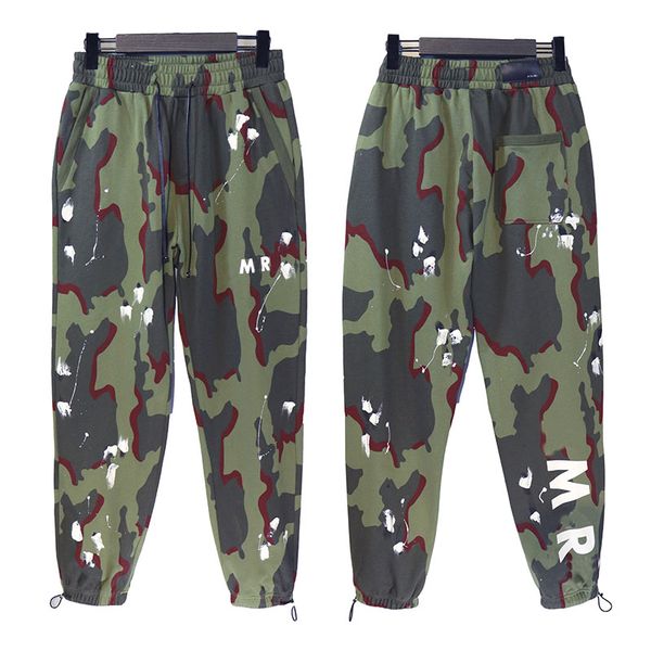 

camouflage slacks amirri summer and autumn men's new jogging sports men's sweatpants trend long pants corset pants, Black