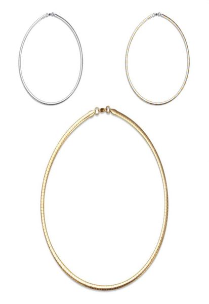 

fashion gold plated stainless steel women jewelry necklace01293038, Silver