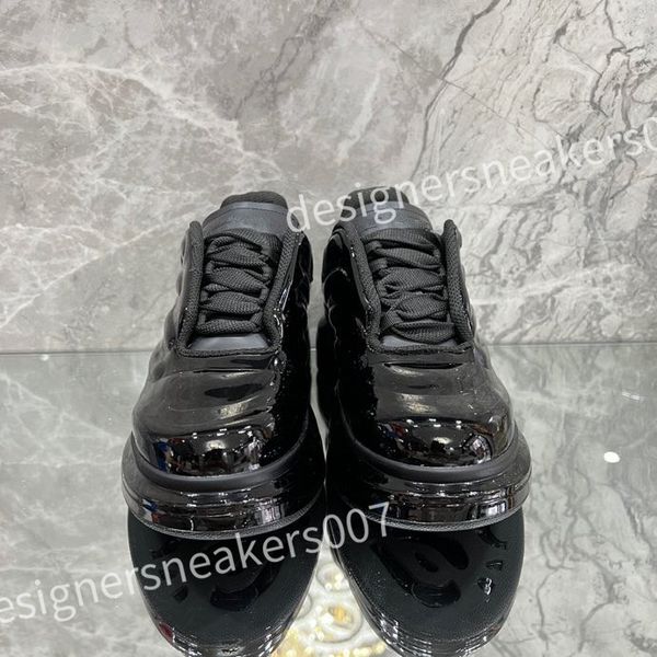 

2023 luxury fashion sneakers white shoes leather thick soled elevated men's and women's shoes versatile classic casual couple boar, Black