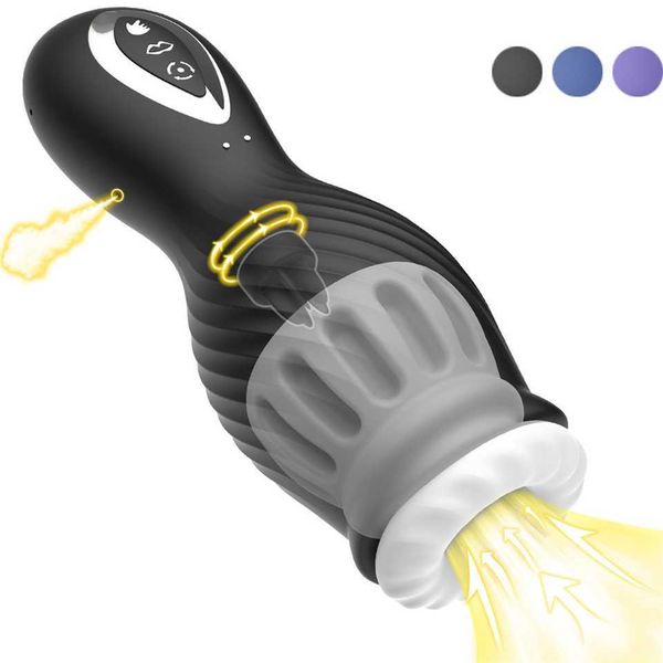 

men's aircraft cup electric trainer charging intelligent licking massager men's products 60% off outlet sale