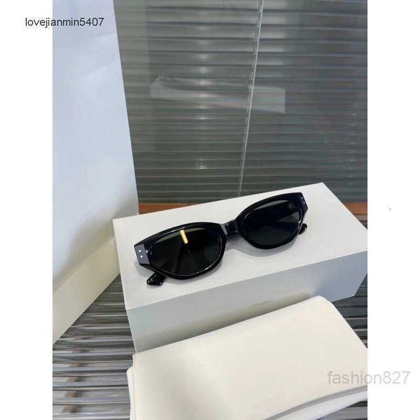 

2023fashion sunglasses 50% retail2023 new same model gm sunglass women's cat eye plate uv protection glass, White;black