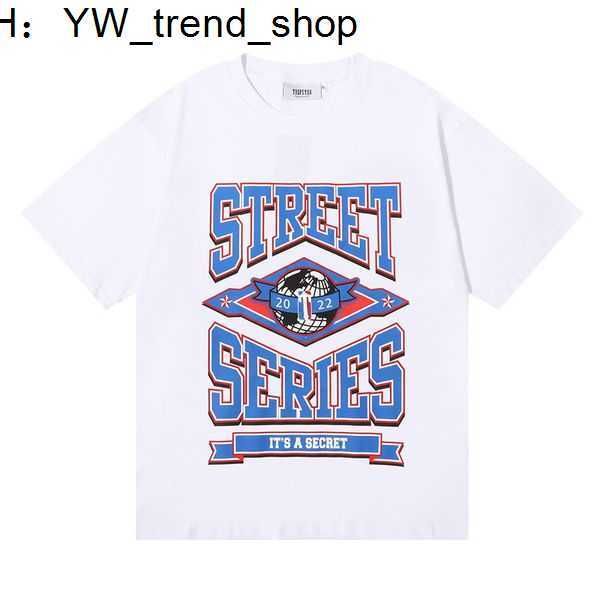 

2023 new mens trapstar t shirt short sleeve print outfit chenille tracksuit black cotton london streetwear s-xl 31, White;black