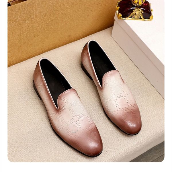 

formal shoes 2023 medusa fashion men's business work wedding party tourism holiday leisure flat shoes 01-03, Black