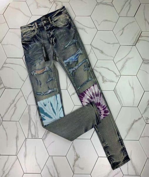 

phm338 men039s distressed ripped skinny jeans fashion mens jeans slim motorcycle moto biker causal mens denim pants hip hop men3617439, Blue