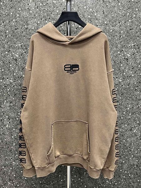 

men's plus size hoodies & sweatshirts in autumn / winter 2022acquard knitting machine e custom jnlarged detail crew neck cotton c2s2s, Black;brown