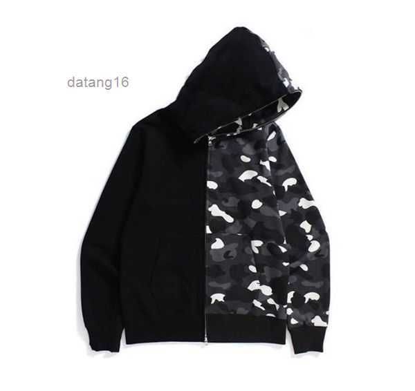 

bape mens hoodies designer hoodie shark luminous women sweatshirts letters camo hoody oversized cotton zip sweaters hoodys embroidered cardi, Black