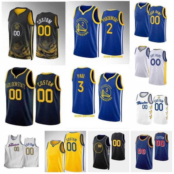 

2023 basketball jerseys chris 3 paul stephen 30 curry klay 11 thompson andrew 22 wiggins draymond 23 green brandin 2 podziemski trayce 32 ja, Black;red