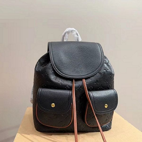 

women backpack luxury brand vintage school bags for girls ladies large backpacks genuine leather printing designer diamond lattice flap bag