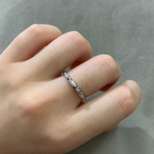 

trend tiffay s925 all body sterling silver ring fashion versatile personalized new men's and women's edition with logo