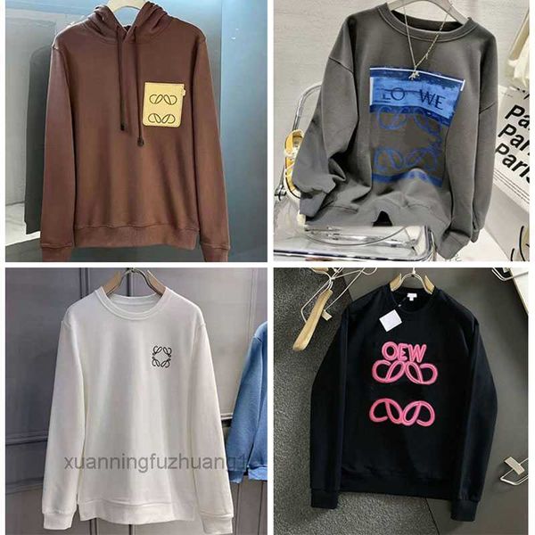 

designers mens fashion brand hoodies plus round neck long sleeve clothes sweatshirts jacket jumpers i5vz, Black